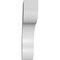 Ekena Millwork 3-in. W x 14-in. D x 14-in. H Stanfield Architectural Grade PVC Knee Brace BRCP03X14X14STA - alternate 6